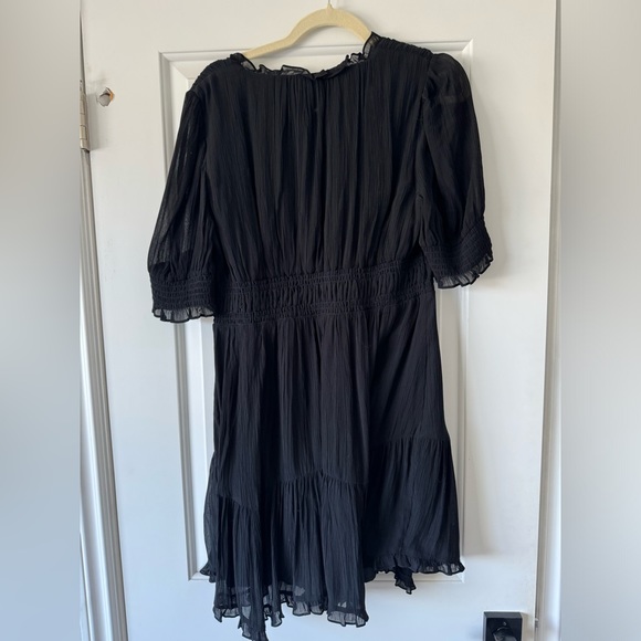 NWT All saints Via dress black US 8 - Picture 4 of 4